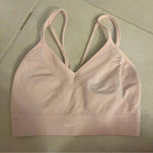 Women's Pink Strappy Nike Sports Bra